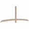 Ekena Millwork Bellingham Smooth Timber Gable Bracket, Douglas Fir, 96"W x 36"H x 1 1/2"D x 3 1/2"F, 9/12 Pitch GBW096X36X0204BEL00SDF - alternate 2
